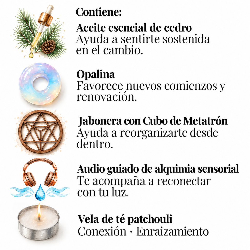 ALQUIMIA®️ NUEVOS COMIENZOS · Ritual para soltar lo viejo