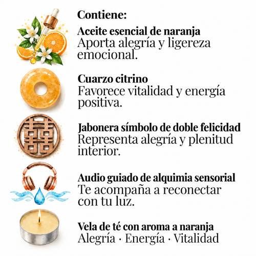 ALQUIMIA®️ ALEGRIA · Ritual para disfruta de la vida